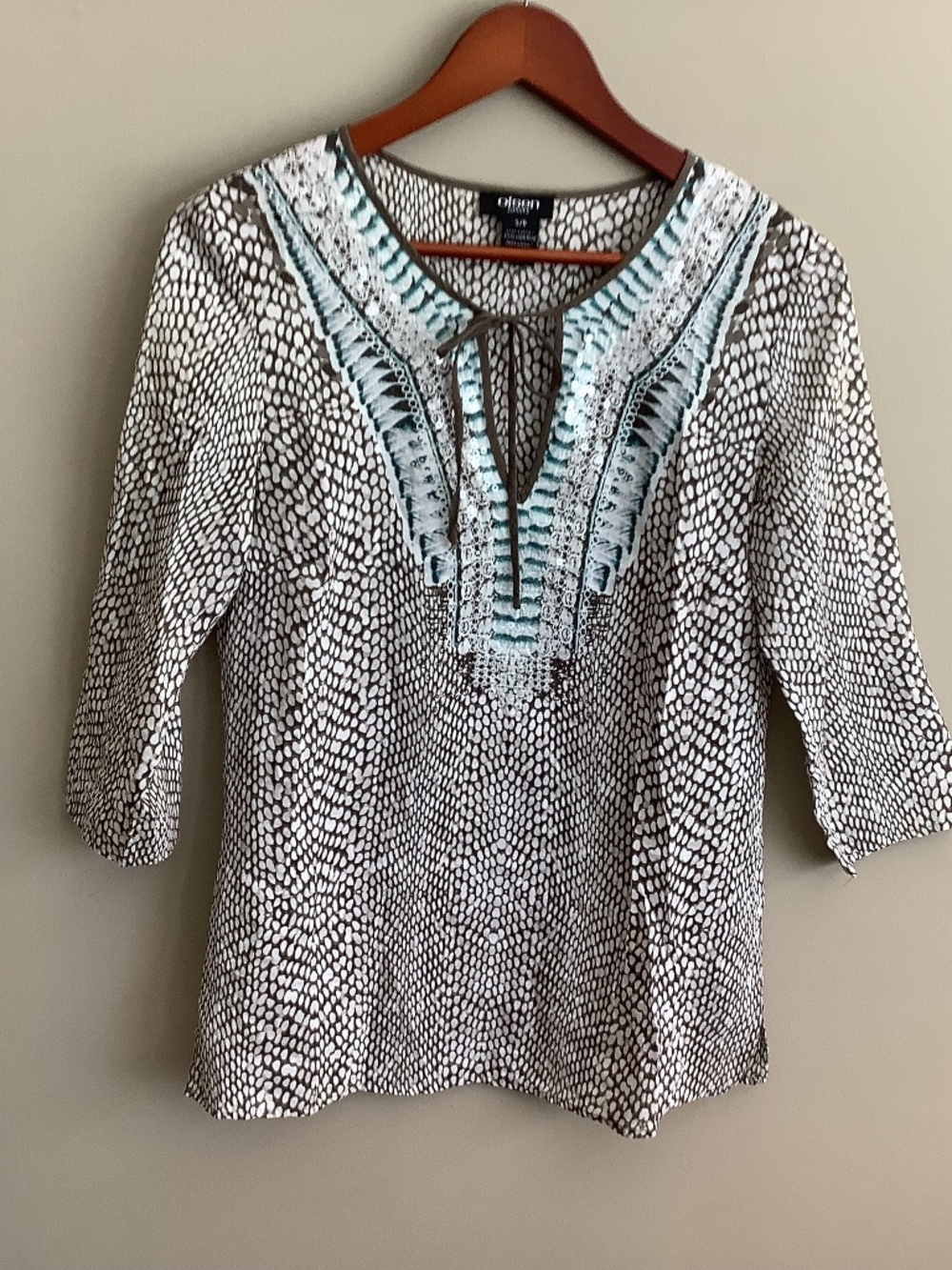 Olsen Silk Blend Top/ Blouse